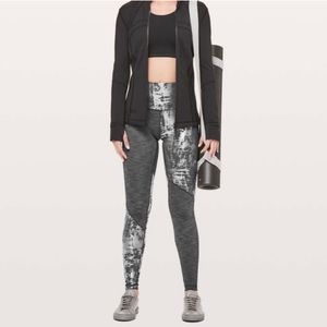 Lululemon Metallic Wunder Under High Rise Tights